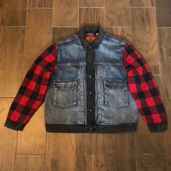 Levis Type 2 Hybrid Trucker Jacket Mens 